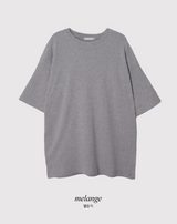 ミルクレイヤードルーズフィットショートスリーブTシャツ (5color)