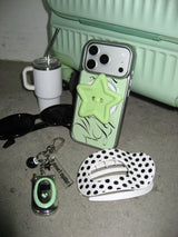 Lime candy button tok, Mag safe