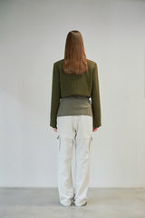 WOOL SLIM STADIUM JUMPER