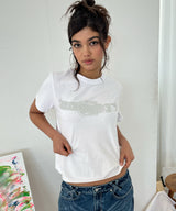  BELT TEE WHITE