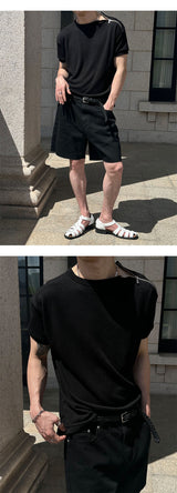 [S/S] Rough cutting short denim pants(2color)