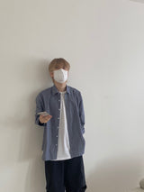 Bio washing cotton basic shirt 3C