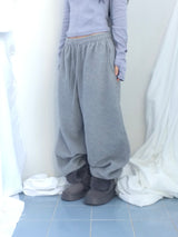 Fingerhole line hooded half zipup
