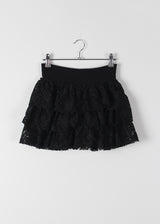 FLOWER CANCAN SKIRT SHORTS