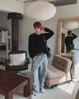 Himon Sweat Dart Pocket Cargo Wide Pants