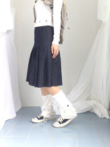 Eyelet Cropped Punching T