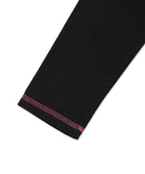 ダブルローズロングスリーブTシャツ ブラック(CV2EFFT555A)