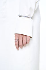 NO.611 [SILVER] SPIKY HEART RING