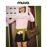 muva. フォールドオーバー レトロ トートバッグ