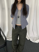 Lecca Rolled-up Check Shirt