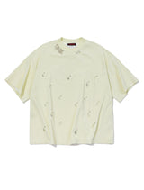 ピアシングピグメントクロスTシャツ - [レモン]