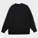 Checkerline Raglan Sweatshirt (Black)