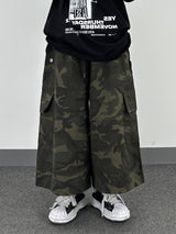 camo コットンスカートパンツ
