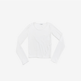 リネンアンバランススリットTシャツ