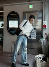 Embo Ice Washing Denim Pants
