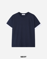 Duet Crop Roll-up Short Sleeve T