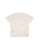 DCxRS ブレーキングプリントTシャツ クリーム
