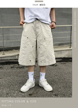Carbon Double Knee Bermuda Pants