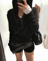 スナップパーカー