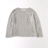Loose drop label knit Mint