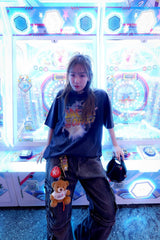 "BACK TO OFFICE" PRINTED S/S T-SHIRT
