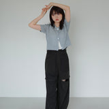 メッシュニットカーディガン