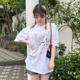 KIRSH X TOKYO CITY ARTWORK T-SHIRT - WHITE   