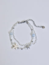 Surgical steel refreshing sea starfish bracelet