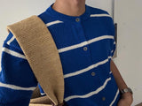 ASCLO Border Summer Short Sleeve Cardigan (5color)