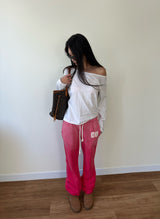 loose off shoulder tee