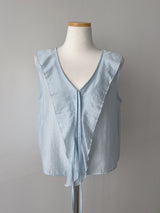 Ollie Frill Sleeveless Blouse