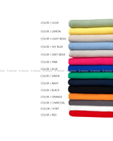 LMN Saint Cool Linen Round Short-Sleeved Knitwear (14 colors)