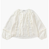 BOHEMIAN VOLUME BLOUSE  (Cream)