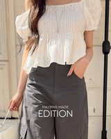 [MADE] Leng lace puff blouse