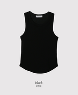 SWベーシックリブクロップスリーブレス (5color)