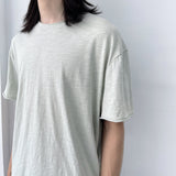 ナチュラル コットン リラックスド Tシャツ