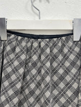 CHECK CHIFFON MINI SKIRT (4C)