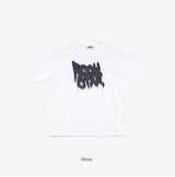 (Unisex) マリンペインティングオーバーフィットショートスリーブTシャツ