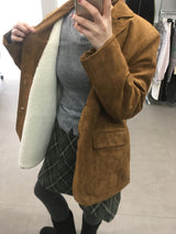Yorkshire Suede Shearling Jacket (2color)