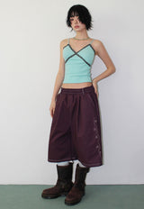 STUD LINE BERMUDA PANTS 