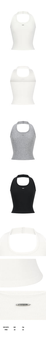 Halter Neck Sleeveless Top (26STP-SLTS02)