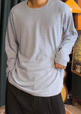 Round Overfit Knit Tee 7COLOR