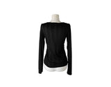 Digo See-through Side Two-Button T-Shirt