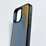 Dusty, Nostalgic Vibes Phone Case (PowderBlue/Goldenrod)