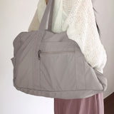 Cornyn Nylon Zipper Big Shoulder Bag