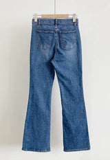 Panyu Hidden Banding Semi-Bootcut Denim Pants
