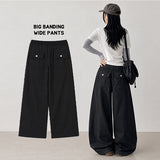 Banding Back Pocket Twill Pants (3 colors)