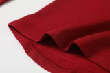 V-neck Slim Half Turtleneck Spandex Long-Sleeved T-Shirt