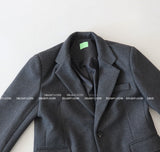 Norma Oversized-Fit Wool Half Coat