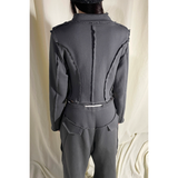 RAW SEAM TRACK JACKET